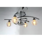 Modern flower design g9 40w indoor residential living room energy saving ceiling chandelier lamp