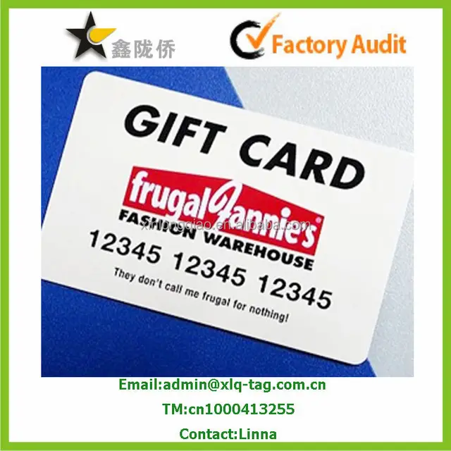 2014 christmas pvc magnetic gift card printing,plastic gift card