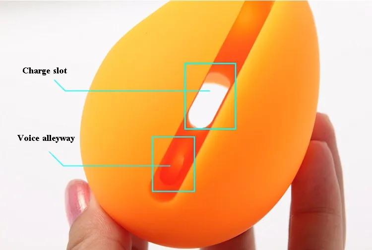 custom portable egg shape silicone amplifier - ANKUX.COM