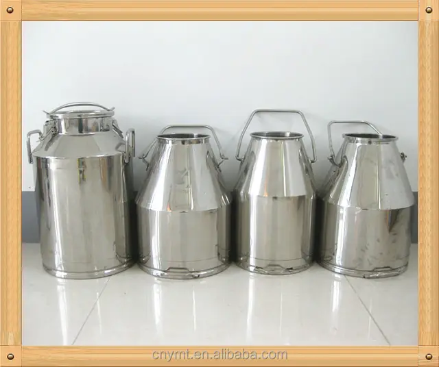 stainless steel milk pail picture