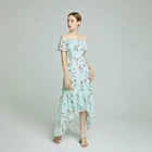 APHACATOP Fashion Style Emerald Summer Clothes Casual Dress Women