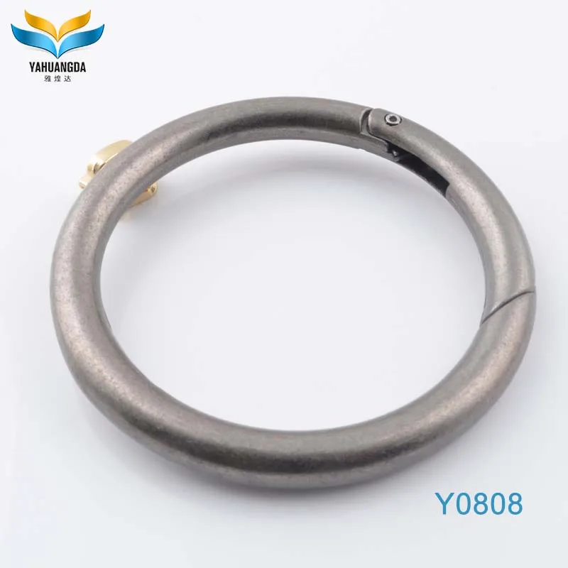 2017 new product metal key o ring clamps for trolley bag