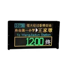 Whole sell cheap price different size fullcolor matrix LED display for bus