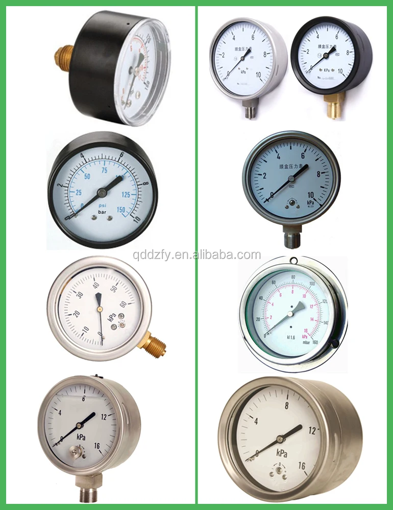 Low Pressure Manometer For Natural Gas Mbar Pressure Gauge Buy