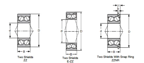 Japanese Bearing 5209ZZ Angular Contact Ball Bearing KOYO 5209 ZZ