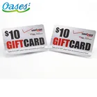 Offset Printing Plastic Coupon cash rewards gift Card manufacturer