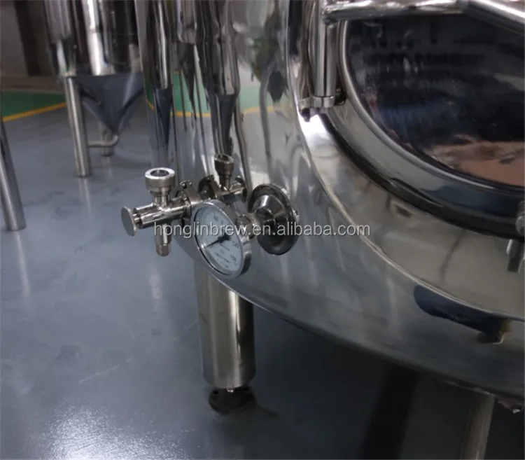 1000L conical fermentor for beer brewing grains