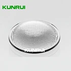 high power led optical led glass lens 100mm 90 degree manufactures