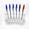 factory sell stationery plastic cheap ballpoint pen 1200 meters writing length