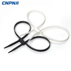 Police Disposable Double Restraint Handcuff Cable Ties Wraps Nylon Heavy Duty Zip Ties