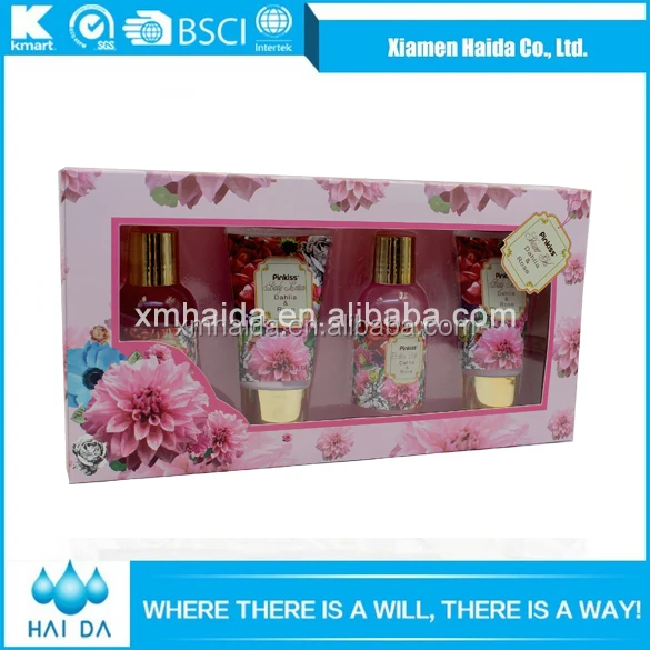 new design wholesale high quality bath gift set for women
