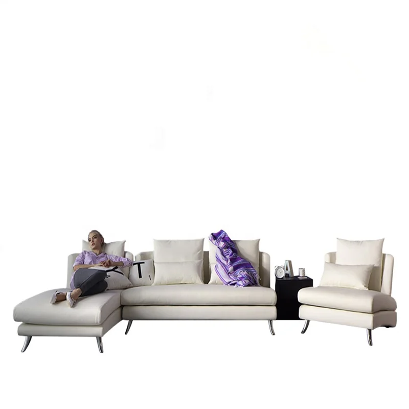 Grey Chesterfield Leather Sofa Set 3 2 1 White Genuine