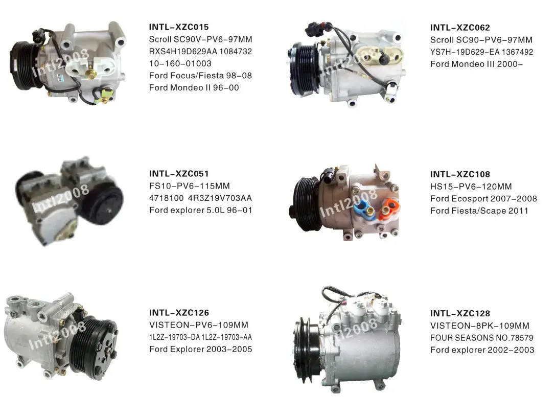 7PK HCC-F500 auto air ac compressor for FORD 2.4 DI/2.4 TDE/3.2 TDCi 8FK351113381 1440713