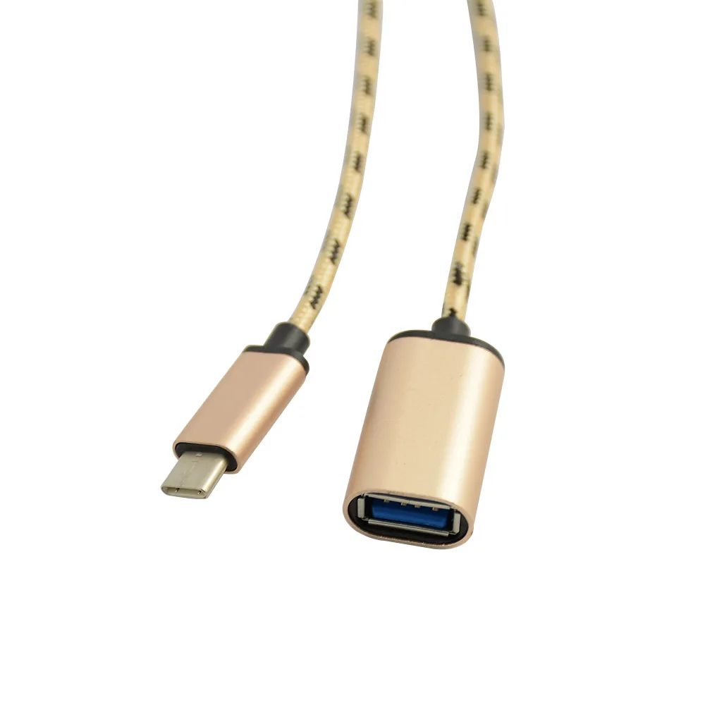 Top Spplier Type C OTG Adapter Cable USB 3.1 Type C Male To USB 3.0 A Female for Samsung HTC Android Smartphone Computer - ANKUX.COM