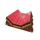 Belt conveyor loading zone impact bed / impact bar