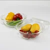 Microwave and oven safe heat resistant Borosilicate glass cookware