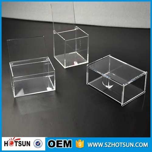 2017 Manufacturing Customized Cheap Square Clear Acrylic Box Buy