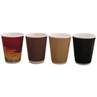 Disposable eco friendly printed nice paper coffee carton cup