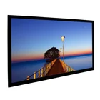 120''Fixed Frame Screen Black Diamond Projector Screen with Front Projection