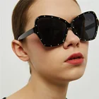 New Latest Model Women Men Oversize Big Size Square Sun Glasses Fashion Sunglasses