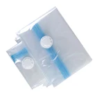 Pillow t shirt plastic packaging stand up zipper bag transparent