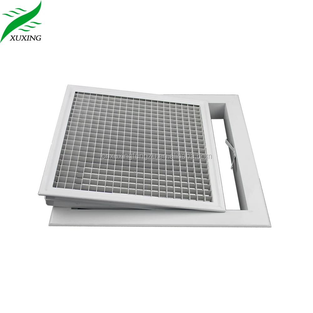 Fresh Air Vent Eggcrate Core Hinged Aluminum Ceiling Return Air