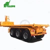 2019 high quality semi trailer type 3 axles 40ft tipping chassis/container tipper trailer for sale
