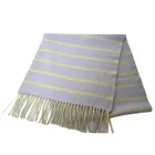 BLUE PHOENIX 100%cashmere stripe fulling comfortable lady scarf shawl