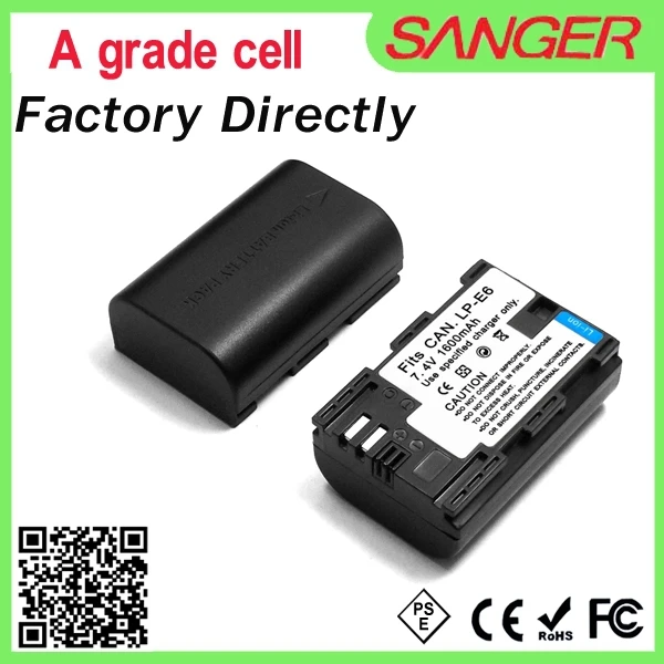 li-ion digital camera battery for CANON LP-E6 li-ion digital camera battery for CANON LP-E6