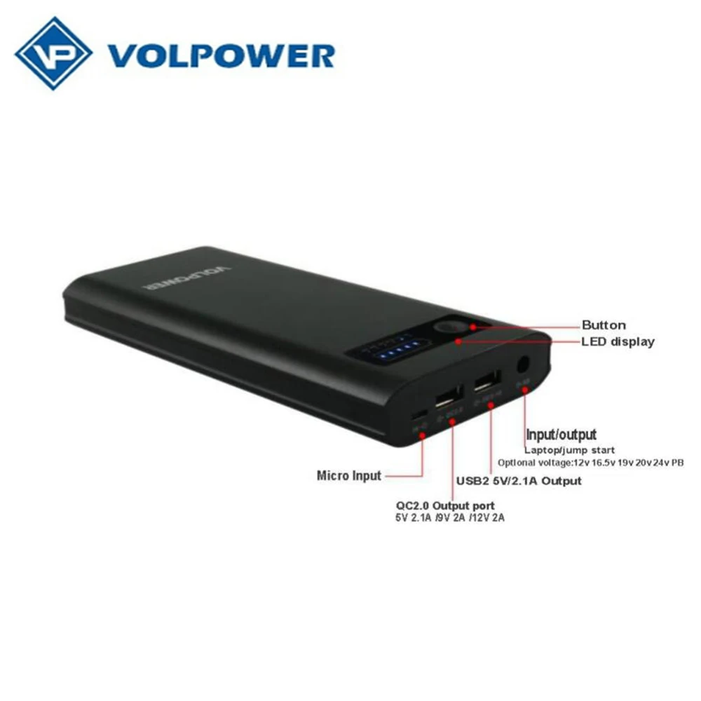 2019 Volpower product power bank battery 12V pack outdoor business laptop power bank for Microsoft computer - ANKUX.COM