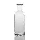 Glass Bottles Shaped Glass Bottle Cylinder Round Shape Wide Lip Extra Flint 70cl Gin 700ml Glass Bottles