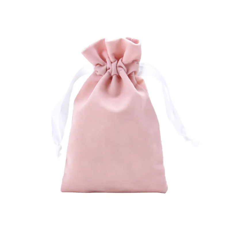 pink velvet bag