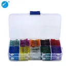Micro2 Micro3 low profile mini medium Blade Car auto mini medium blade ato fuses assorted kit with tool fuse kit