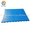 Light duty manufacturer wholesale HDPE blue plastic cargos pallet with skids