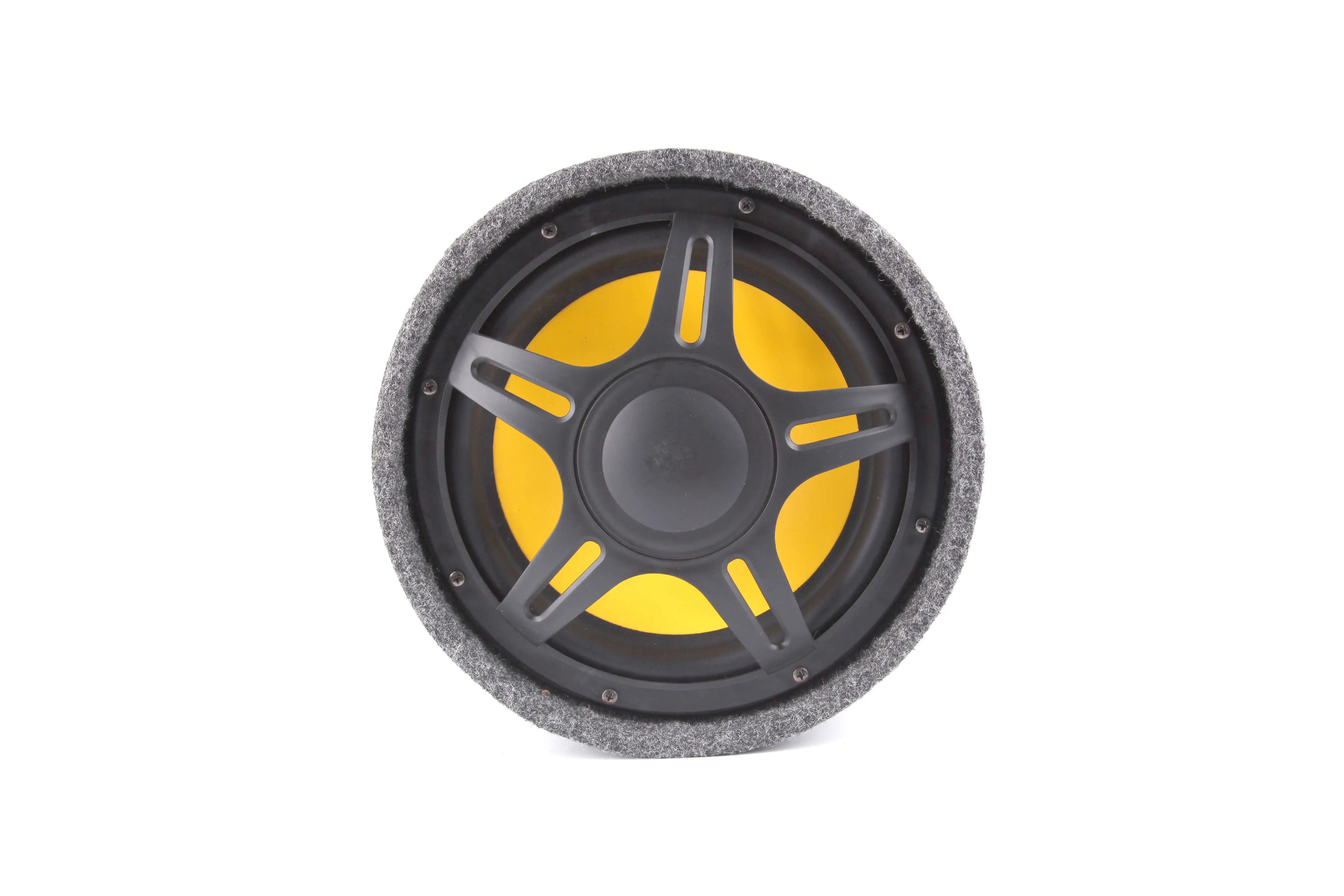 OY-B2312 Car Audio 12 inch Bass Tube Active Subwoofer Round Subwoofer With Amplifier - ANKUX.COM