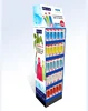 Water bottle store retail cardboard display stand,rack shelf made from paperboard in high quality