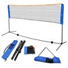 Outdoor Indoor Portable Badminton Net Stand Pillar With Carry Bag