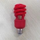 UL 120V 60Hz 13W UV BLACK BLUE RED ORANGE YELLOW GREEN colored fluorescent CFL energy saving light bulbs