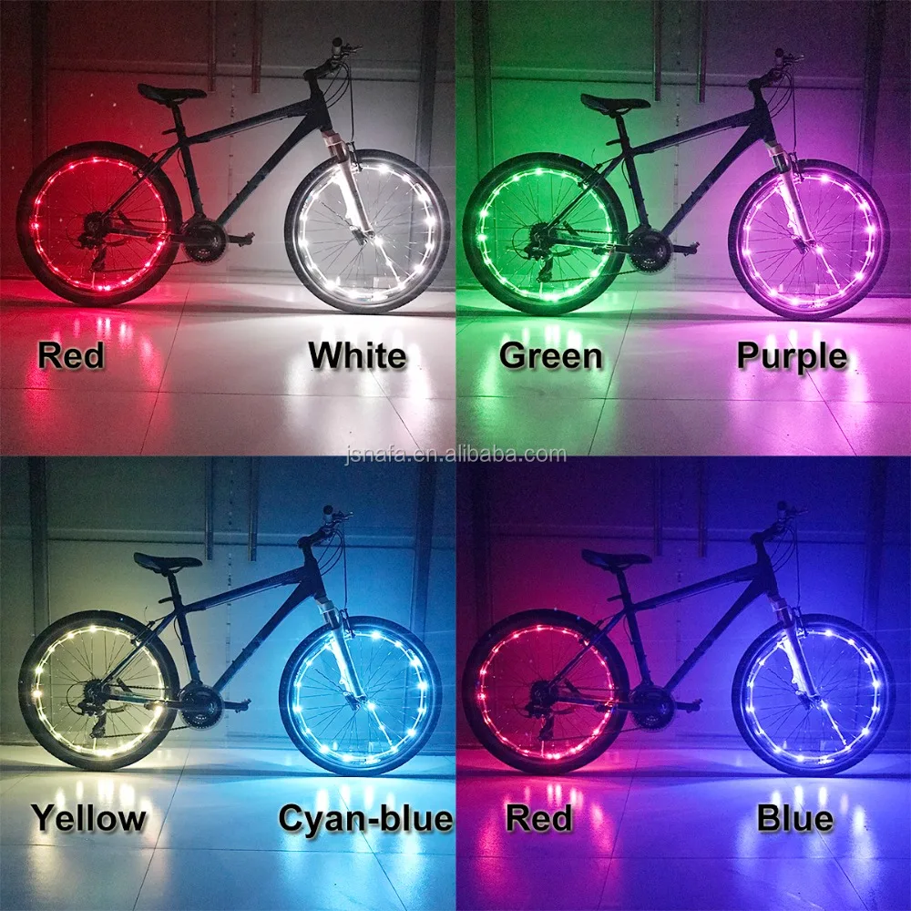 Multicolor LED Bike-Wheel Lights