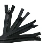 wholesale zipper endless high quality #4 plastic zipper open end plastic zipper separable zip