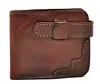 Leather wallet men leather western wallets for men