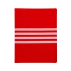 Stylish A4 Clear Book with Printed Stripes