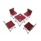 2018 2-4 person folding chair and table set portable camping hiking chairs