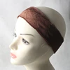 Adjustable brown wig band for wearing wigs