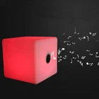 Portable Mobile Phone Audio Player Multi Colors Music Wireless LED Light Cube Speaker