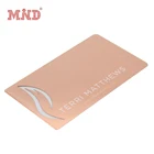 MDM8 wholesale reasonable exporting metallic cards custom business card stylish metal vip card