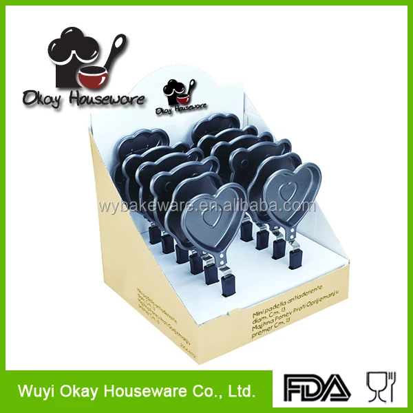 mini cooking frying egg cake pan set with handle(bk-d6028)
