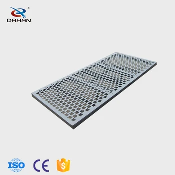 linear vibroscreen stainless steel sieve plate