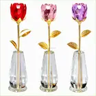 2017 Colorful refinement crafts award fashion rosas crystal wedding gifts
