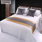 Wholesale Home Hotel Designs 100% Cotton Double Queen King Size Bed Sheet